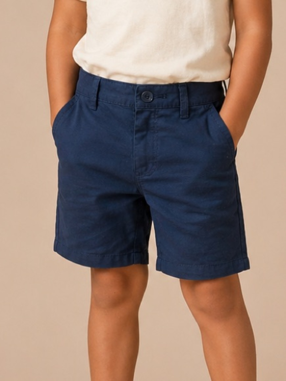 Cat & Jack Navy Chino Shorts Toddler 18M Classic Summer Staple